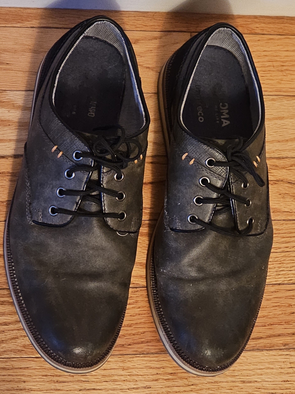 Sonoma Men's Oxford Shoes Slate Gray Sz 8.5